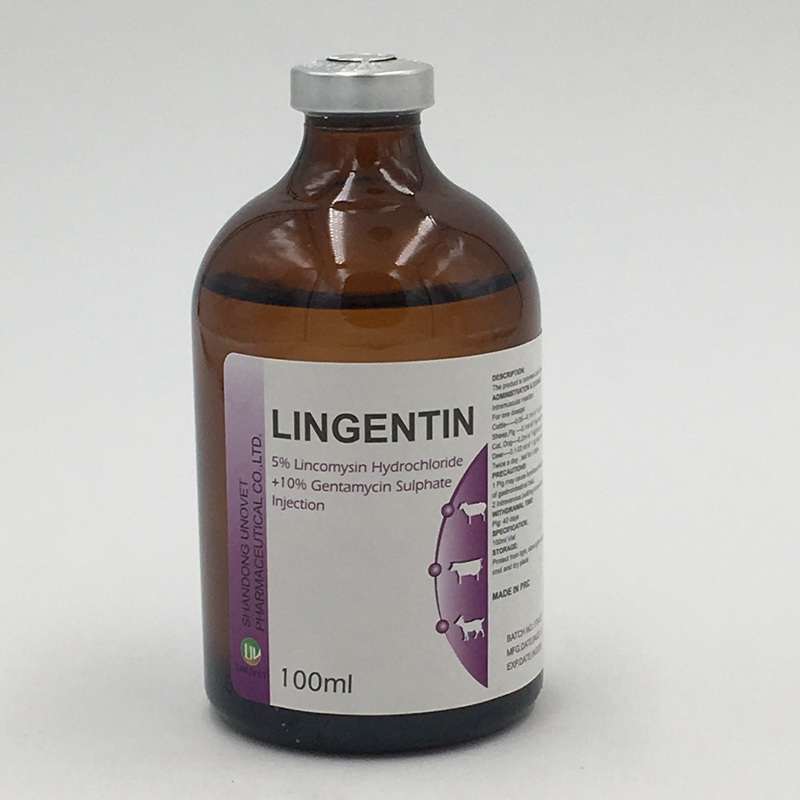 5% Lincomysin Hydrochloride +10% Gentamycin Sulphate Injecti...